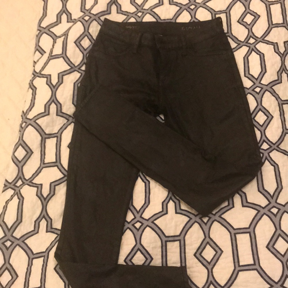 DL1971 black coated jeans